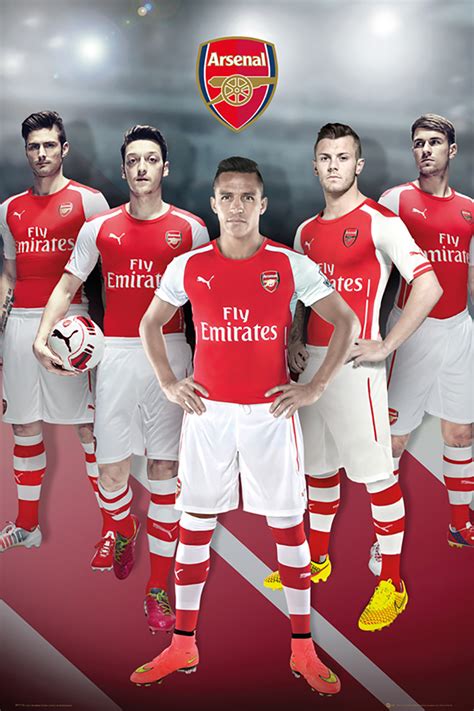 Arsenal Players Official Soccer Player Poster 1415 Buy Online