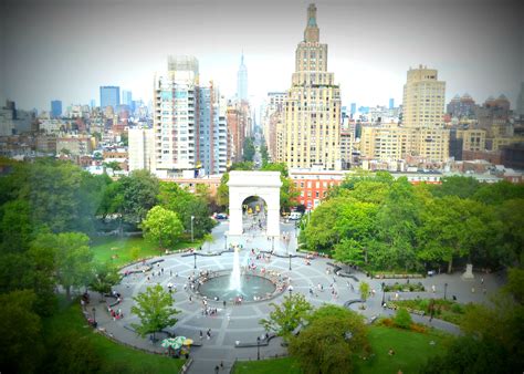 View Of Washington Square Park And The Fifth Avenue From Nyu