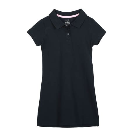 George Girls School Uniform Short Sleeved Polo Dress Walmart Canada