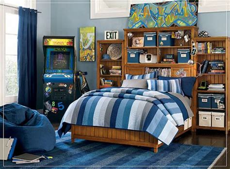 Modern Blue Color Scheme For Boys Kids Bedroom