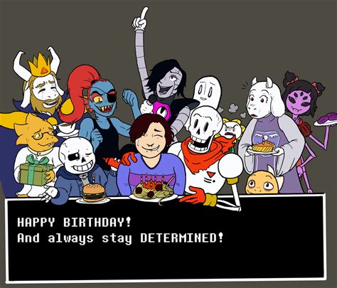 Undertale Themed Birthday Card By Captainquestion On Deviantart