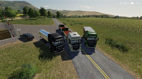 Scania R730 Hooklift V10 For Ls19 Farming Simulator