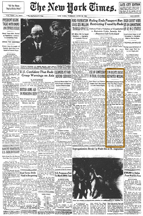 On This Day June 21 The New York Times