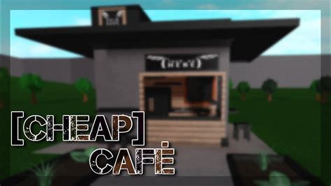 Cheap Café No Gamepasses Bloxburg Youtube