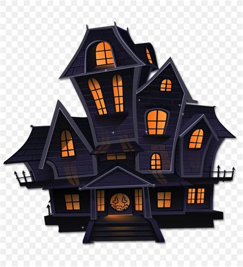 Clip Art Haunted House Vector Graphics Image Illustration Png