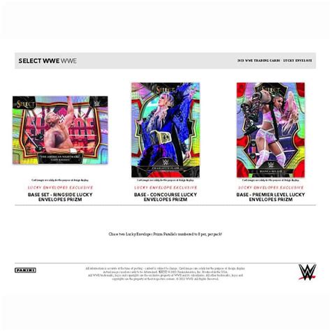 2023 Panini Select Wwe Lucky Envelope Pack