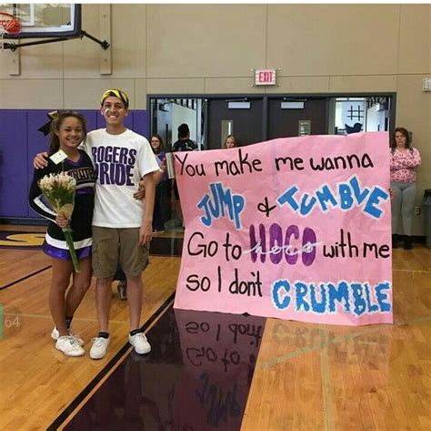 Since Im A Cheerleader This Is The Way To Ask Prom Proposal