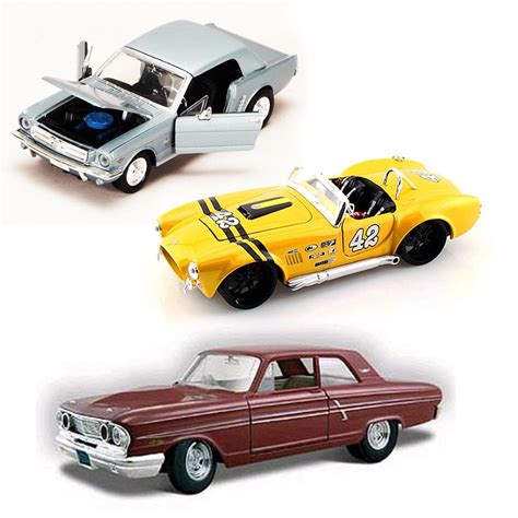 Best Of 1960s Muscle Cars Diecast Set 23 Set Of Three 124 Scale Diecast Model Cars