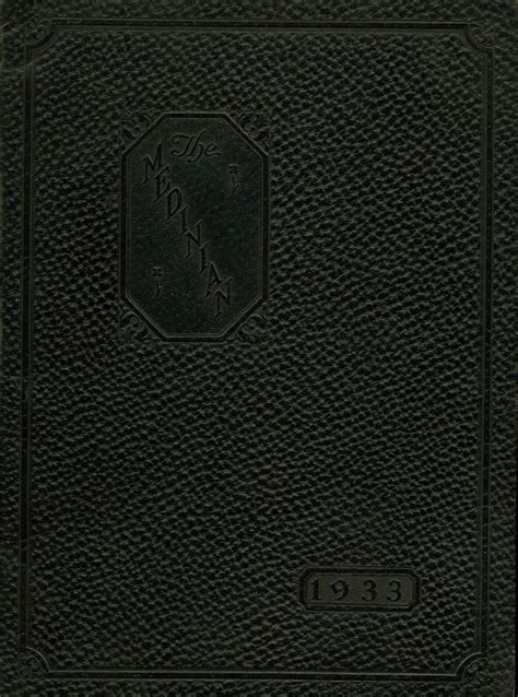 1933 Yearbook From Medina High School From Medina Ohio For Sale