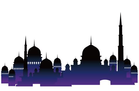 Ramadan Kareem Background With Ramadan Masjid Png Free Download
