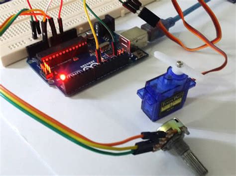 How To Use Servo Motor With Arduino Arduino Basics 18 Tutorial Images