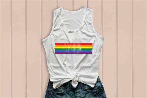Vintage Pride Shirt Gay Pride Flag Shirt Retro Rainbow Tank Etsy