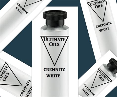 Ultimate Oils Hand Mulled Cremnitz White Lead Oil Paint 59 Ml Tube