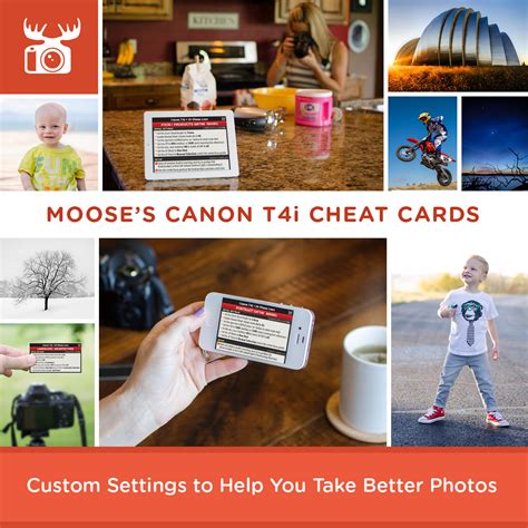 Mooses Canon T4i Eos 650d Cheat Sheets For Beginners