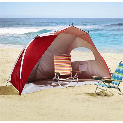 Beach Half Tent And Quick Opening Tent Beach Awning Sun Shelter Half Open
