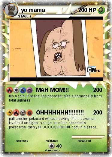 Pokémon Yo Mama 60 60 Mah Mom My Pokemon Card