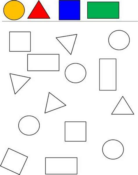 Bentuk Geometri Untuk Anak Tk