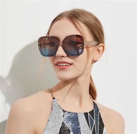 ruosyling square women sunglasses girls luxury brand fashion design oversized 90s sunglasses