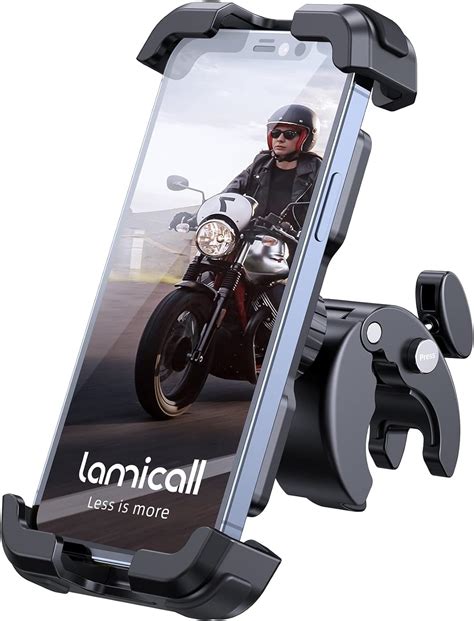 Lamicall Motorcycle Phone Mount Holder Cell Phone Bike Holder