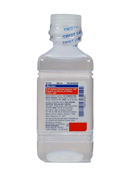 Buy Baxter Normal Saline Infusion 500ml