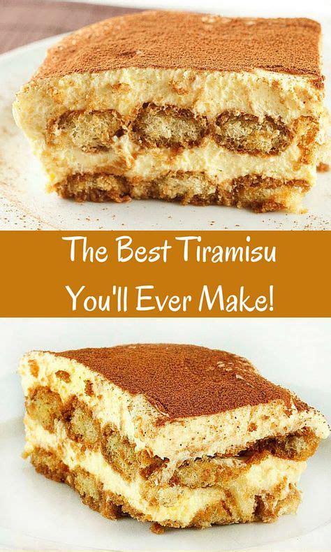 Our most trusted lady finger recipes. The Best Tiramisu Recipe you will ever make -classically ...
