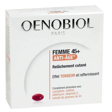 Oenobiol Femme 45 Anti Age 30 Capsules 3401598150578 Pharmacie De