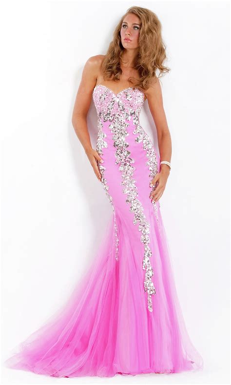 478 Party Time Sparkly Prom Dresses Pink Sparkly Prom Dress Prom Dress With Train