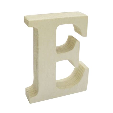 3 Unfinished Chunky Wood Letter By Make Market Michaels Wood