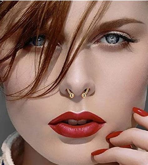 Nose Ring Magnetic Nose Ringa Personal T，womens Fashion In 2021 Faux Septum Ring Nose