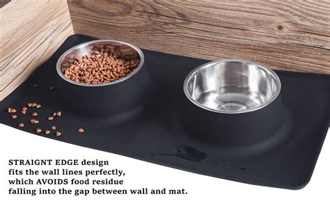 It's bigger than i expected which turned out to be perfect because my cat is a bit of a messy eater. Dog Food Bowl â€" LukPaw Pet Stainless Steel Food Water ...