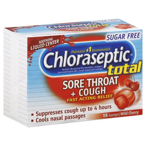 Chloraseptic Multi Symptom Relief Wild Cherry Total Lozenges 15