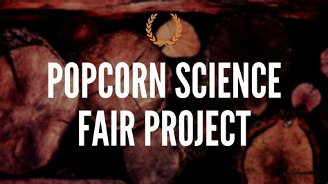 Popcorn Science Fair Project Science Fair Projects