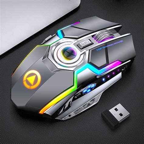 Wireless Gaming Mouse Rechargeable Led Backlit Mice Optical Ergonomic 7