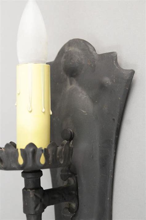 Pair Of 1920s Single Light Spanish Revival Sconces At 1stdibs