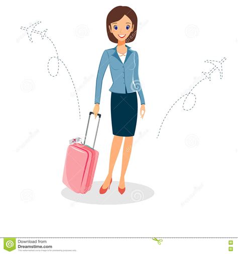 Concept Of A Happy Travelling By The Plane Royalty-Free Stock Photo | CartoonDealer.com #51780045