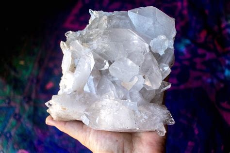 Huge Quartz Cluster Large Crystal Cluster Large Crystals Etsy