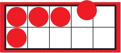 Carson Dellosa 120498 Ten Frames And Counters Curriculum Cut Outs