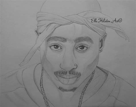 Tupac Shakur Drawing Art Pinterest