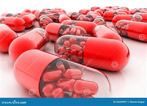 Variety Pills Vitamin Capsules Stock Image Image Of Horizontal
