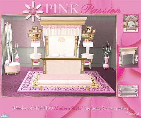 Cashcrafts Pink Passion Bedroom Pink Retro Modern Bedroom