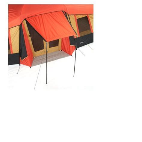 Fits up to 10 people. Ozark Trail 10-Person 3-Room Cabin Tent w/ Front Porch ...