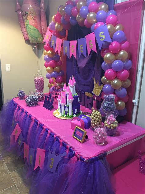 There's something here for everyone. Princess Party. Birthday party. 3rd Birthday. At home. DIY ...