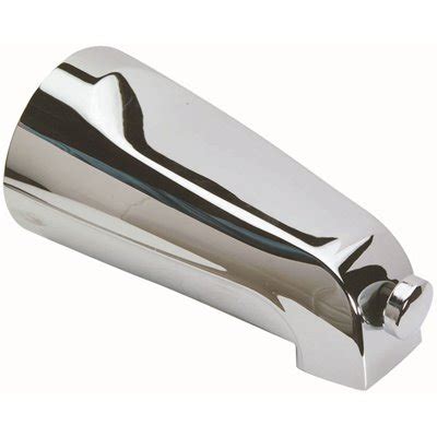 Proplus Bathtub Spout With Front Diverter In Or In Fip Chrome