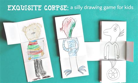 Ed emberley's drawing books series teach children to draw big things using small steps. Drawing Game for Kids: Exquisite Corpse - YouTube