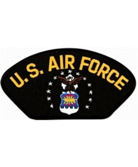 Us Air Force Emblem Black Patch And With Hat Optional Etsy