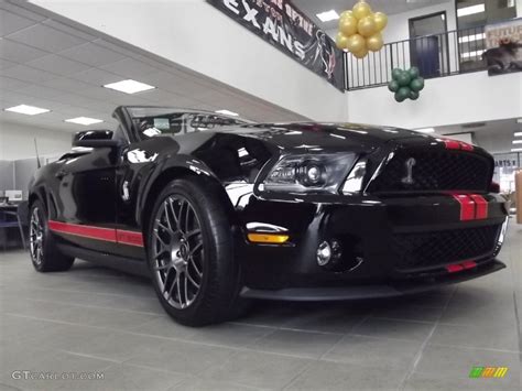 Black 2012 Ford Mustang Shelby Gt500 Svt Performance Package