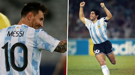Lionel Messi Four Goals Short Of Diego Maradonas Free Kick Record