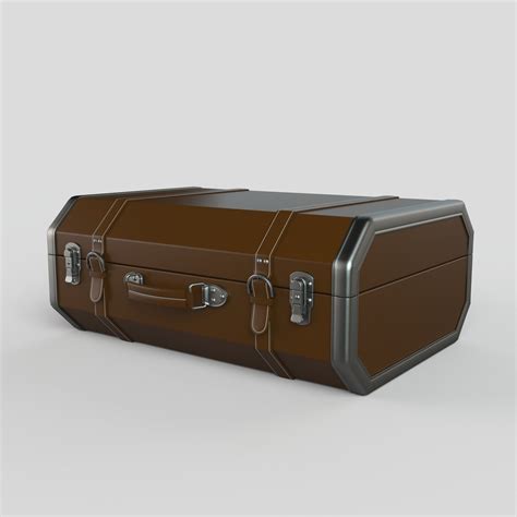Vintage Suitcase 3d Model Max Obj Fbx Ma
