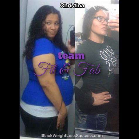 One Year Later Christina Lost 100 Pounds Black Weight Loss Success