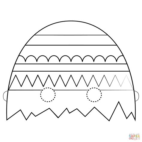 You are able to down. Easter Egg Mask coloring page | Free Printable Coloring Pages